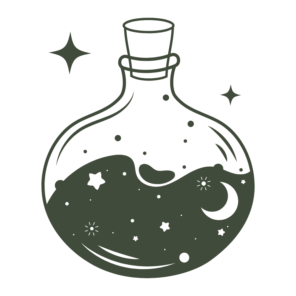 Botella con aceite esencial