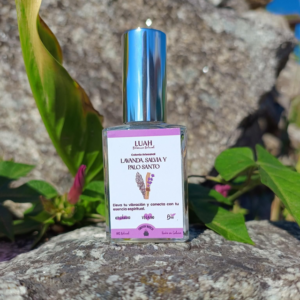 Colonia artesanal de lavanda, palo santo y salvia blanca 30ML