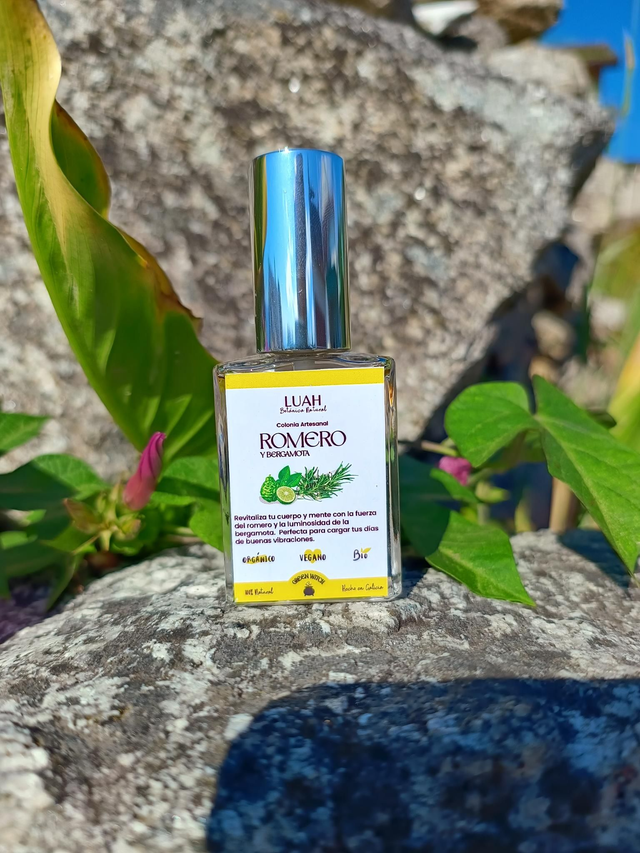 Colonia artesanal de romero y bergamota 30ML